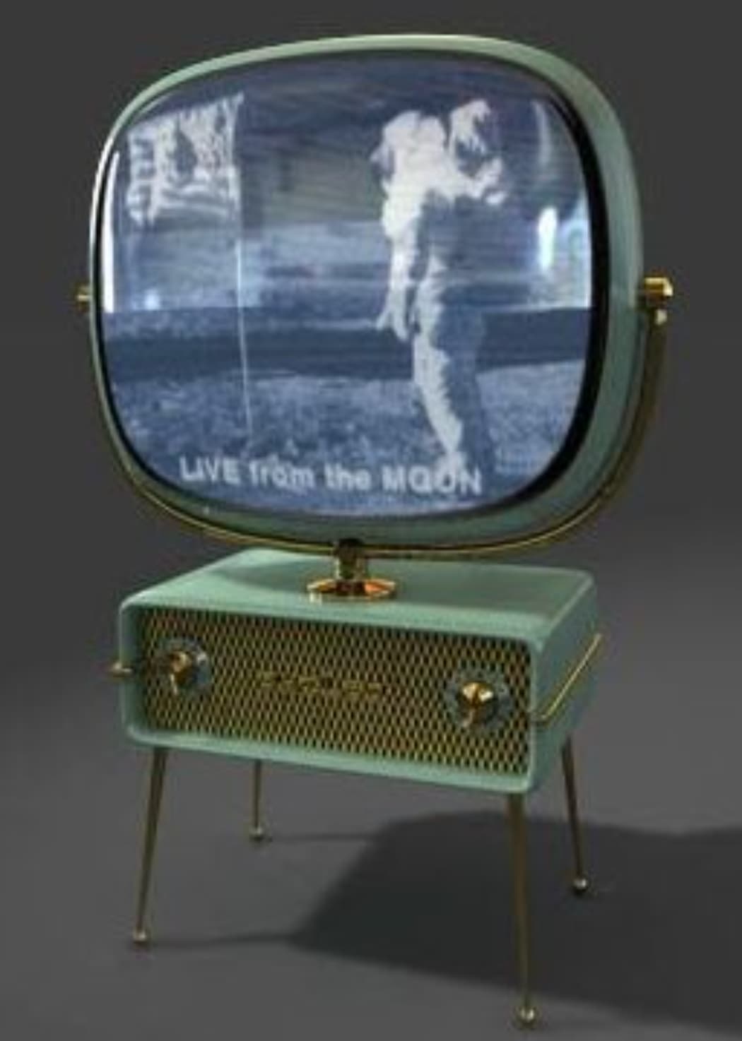 1950s space age tv - Live from the Moon